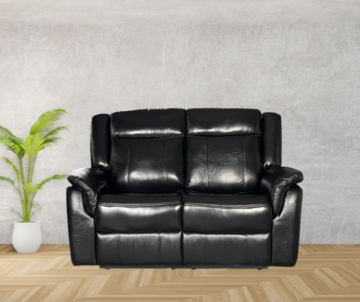 Genuine leather loveseat recliner hotsell