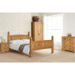 Corona Low End Bed Pine