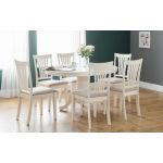 Stanmore Round To Oval Extending Dining Table-Julian Bowen