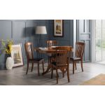 Canterbury Round To Oval Extending Table- Julian Bowen