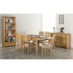 Curve Dining Set (Table + 6 Chairs) - Julian Bowen
