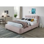 Artisan Fabric 4 Drawer Storage Bed Pink 