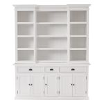 Halifax Kitchen Hutch Cabinet with 5 Doors 3 Drawers Nova Solo