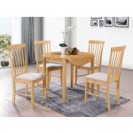 Cologne 4 chair Round Drop Leaf Dining Set