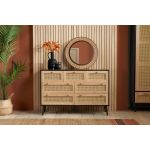 Croxley 7 Drawer Rattan Chest