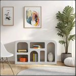 Geo Geometric Medium Sideboard / Display Cabinet / Bookshelf