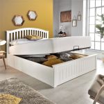 Grayson White Wooden Ottoman Bed