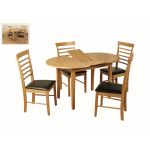 Hanover Oval Butterfly Dining Set (4 Chairs)