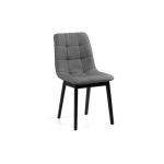 Hayden Panelled Dining Chair - Grey Linen		