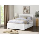 Flintshire Furniture Pentre White Bed with Drawer