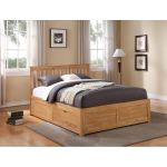Flintshire Furniture Pentre Oak Bed with Drawer