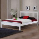 Flintshire Furniture Pentre White wood Bed