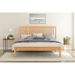 Flintshire Furniture Rowley Solid Smoked Oak Bed