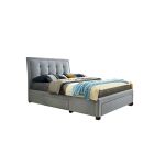 Shelby Fabric Bed Grey