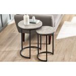 Staten Round Nesting Side Tables		