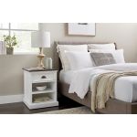 Halifax Accent Bedside Table with Shelves Nova Solo