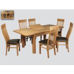 Treviso 140cm Butterfly Extension Dining Set