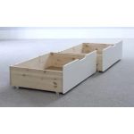 2 Chester White Under-bed Storage Drawers