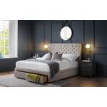 Wilton deep buttoned 4 drawer bed