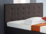 Artisan Charcoal Fabric Button Bed Frame - Image 4
