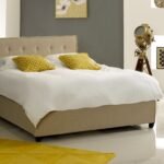 Artisan Stone Fabric Button Bed Frame 1097