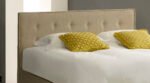 Artisan Stone Fabric Button Bed Frame - Image 2