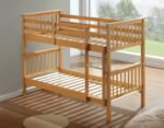 Artisan Beech Wooden Bunk Bed Frame - Image 2