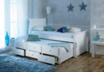 Artisan Captain Wooden Guest Bed Frame with Drawers - Image 16