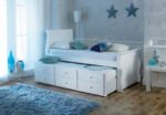 Artisan Captain Wooden Guest Bed Frame with Drawers - Image 9