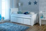 Artisan Captain Wooden Guest Bed Frame with Drawers - Image 11