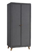 Artisan Fabric 2 Door Wardrobe - Image 2
