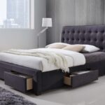 Artisan Fabric 4 Drawer Storage Bed Dark Grey 3060