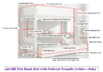 Artisan Trio Bunk Bed With Trundle - Image 2