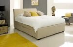 Artisan Fabric 2 Drawer Bed Frame Stone - Image 2