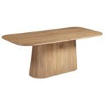 Austin Solid Wood 175cm Dining Table with Storage Sideboard - Image 4