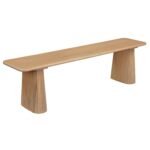 Austin Solid Wood Dining Bench - Image 3