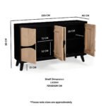 Boho Solid Wood Extra Large Sideboard - Image 8