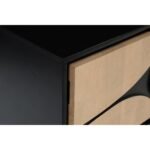 Boho Solid Wood Tv Cabinet With Wooden Legs - Image 5