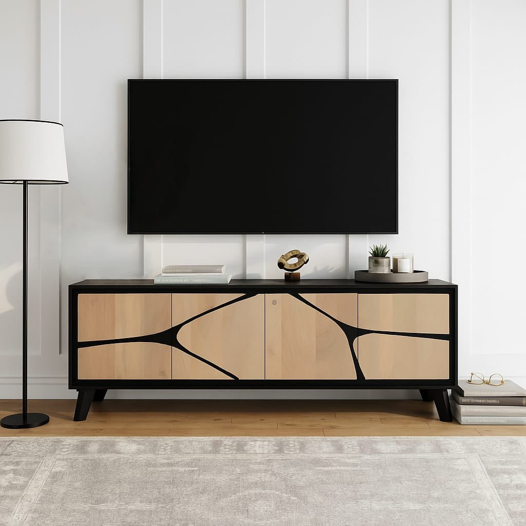 BG06-Lifesyle-IH.jpg Boho Large Low Board TV Cabinet / Low Sideboard