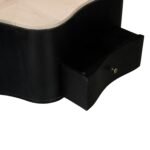 Boho Wooden Star Low Coffee Table with Drawer - Image 4