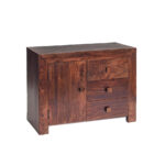 Toko Dark Mango 3 Drawer Sideboard