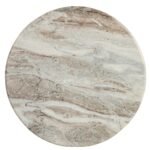 Ashford Round Marble Top with Wood Pedestal Coffee Table - Image 5