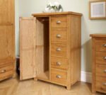 Woburn 1 Door 5 Drawer Wardrobe - Image 5