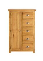 Woburn 1 Door 5 Drawer Wardrobe - Image 2