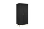 Zara 2 Door Fluted Wardrobe