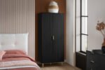Zara 2 Door Fluted Wardrobe
