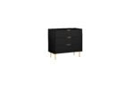 Zara 3 Drawer Fluted Chest
