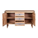 Wilton Acacia Wood 2 Doors 3 Drawers Sideboard - Image 6