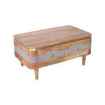 Wilton Acacia Wood 2 Drawers Coffee Table - Image 3