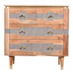 Wilton Acacia Wood 4 Drawers Chest - Image 5